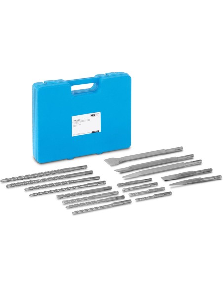Betono kaltinių grąžtų rinkinys SDS PLUS sk. 5-14mm - 17 vnt. Betono kaltinių grąžtų rinkinys SDS PLUS sk. 5-14mm - 17 vnt.