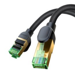 
Greitas LAN RJ45 cat.8 40Gbps pintas tinklo kabelis, 5 m, juodas
