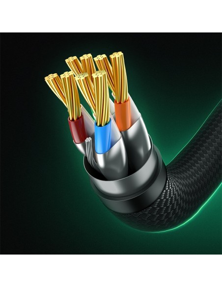 
Greitas LAN RJ45 cat.8 40Gbps pintas tinklo kabelis, 5 m, juodas
