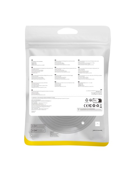 RJ45 Ethernet didelės spartos kat.8 40Gbps LAN LAN kabelis 15m juodas
 
RJ45 Ethernet didelės spartos kat.8 40Gbps LAN LAN kabelis 15m juodas