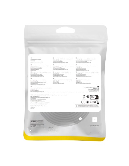 RJ45 Ethernet didelės spartos kat.8 40Gbps LAN LAN kabelis 5m juodas
 
RJ45 Ethernet didelės spartos kat.8 40Gbps LAN LAN kabelis 5m juodas