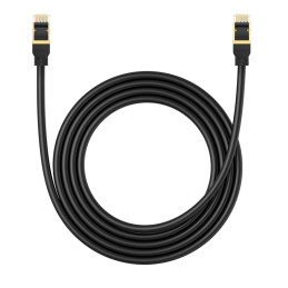 
RJ45 Ethernet didelės spartos kat.8 40Gbps LAN LAN kabelis 2m juodas

