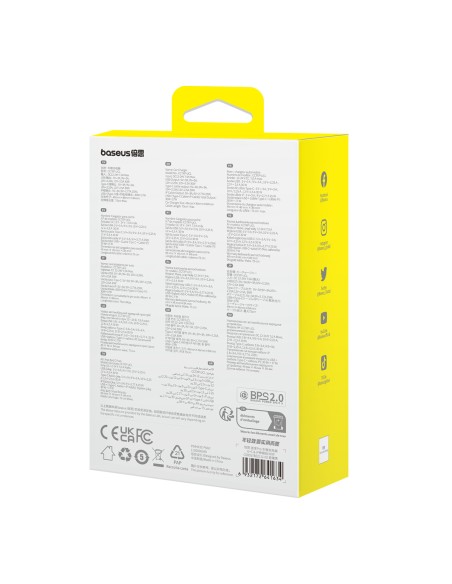 
Automobilinis įkroviklis su USB-A ir ištraukiamu USB-C laidu iPhone 60W, juodas
