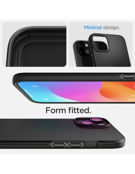 Apsauginis dėklas iPhone 15 Thin Fit, juodas
 
Apsauginis dėklas iPhone 15 Thin Fit, juodas
