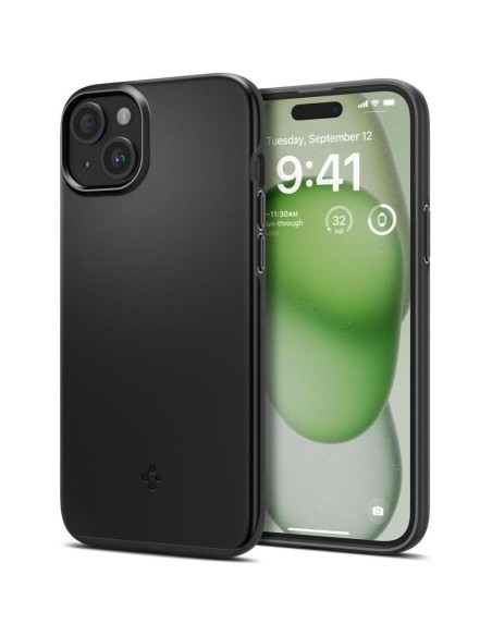 Apsauginis dėklas iPhone 15 Plus Thin Fit, juodas
 
Apsauginis dėklas iPhone 15 Plus Thin Fit, juodas