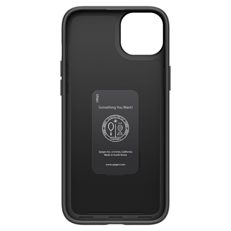 Apsauginis dėklas iPhone 15 Plus Thin Fit, juodas