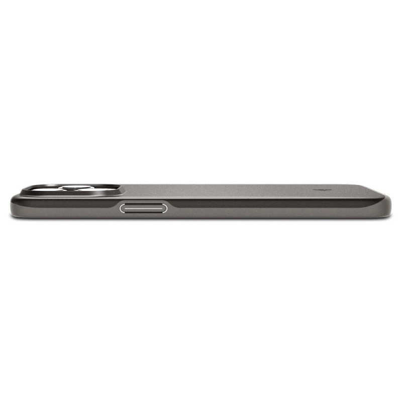 Apsauginis dėklas iPhone 15 Pro Thin Fit, pilkas