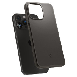 
Apsauginis iPhone 15 Pro Max Thin Fit dėklas, pilkas metalinis
