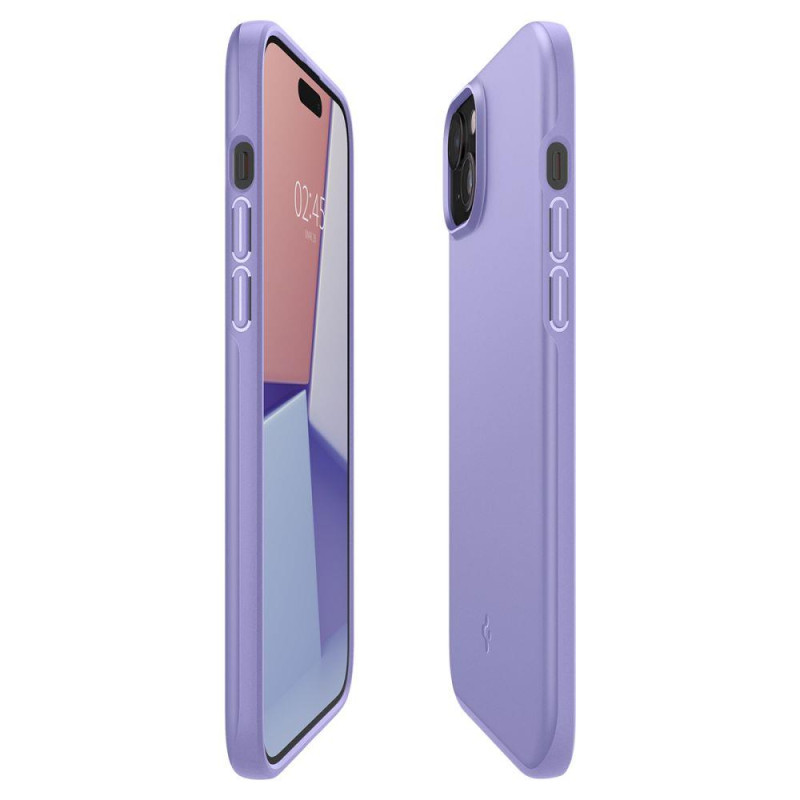 
Apsauginis dėklas iPhone 15 Thin Fit violetinis
