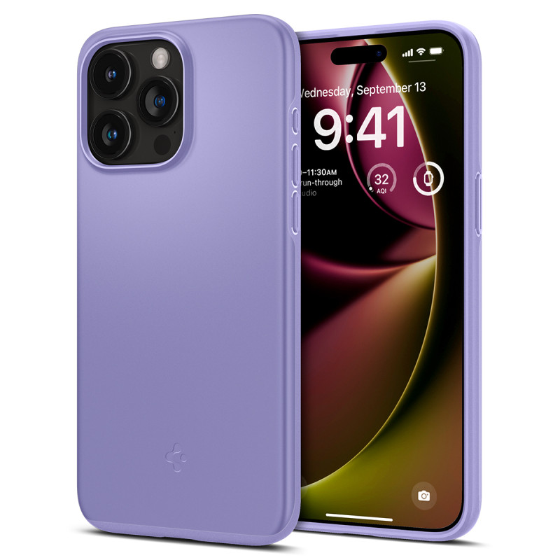 
Apsauginis dėklas iPhone 15 Pro Thin Fit violetinis
