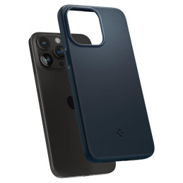 
Apsauginis dėklas iPhone 15 Pro Max Thin Fit, juodas metalas
