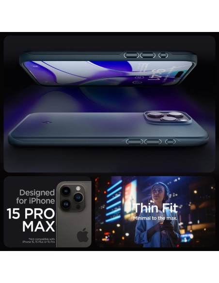 Apsauginis dėklas iPhone 15 Pro Max Thin Fit, juodas metalas
 
Apsauginis dėklas iPhone 15 Pro Max Thin Fit, juodas metalas