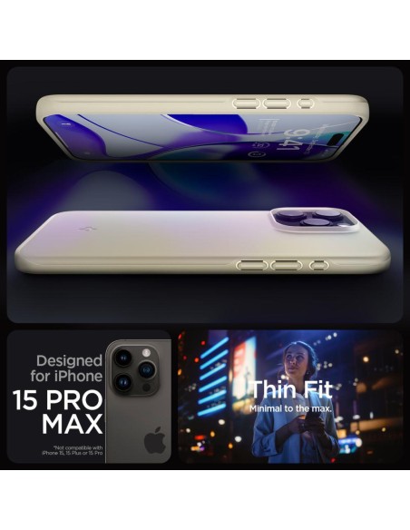 Apsauginis dėklas iPhone 15 Pro Max Thin Fit smėlio spalvos
 
Apsauginis dėklas iPhone 15 Pro Max Thin Fit smėlio spalvos