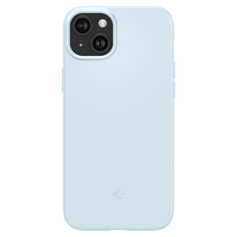 Apsauginis dėklas iPhone 15 Thin Fit, šviesiai mėlynas