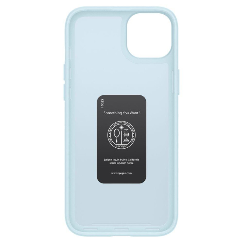 Apsauginis dėklas iPhone 15 Thin Fit, šviesiai mėlynas