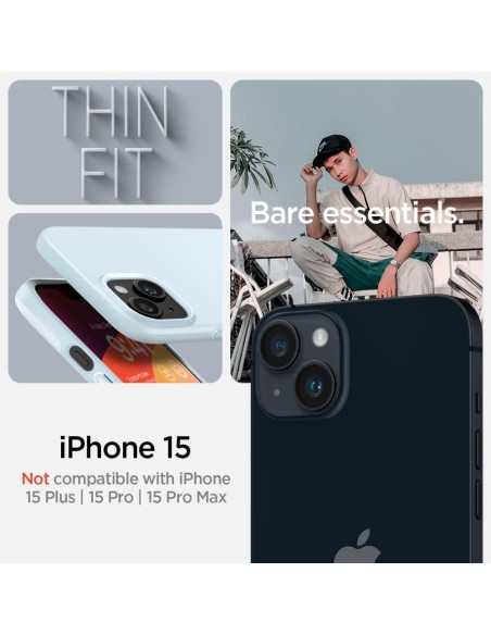 Apsauginis dėklas iPhone 15 Thin Fit, šviesiai mėlynas
 
Apsauginis dėklas iPhone 15 Thin Fit, šviesiai mėlynas
