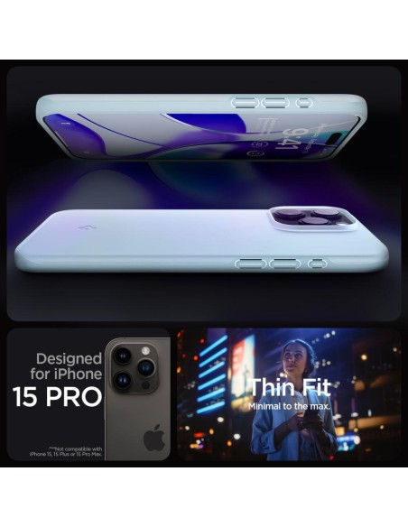 Apsauginis dėklas iPhone 15 Pro Thin Fit šviesiai mėlynas
 
Apsauginis dėklas iPhone 15 Pro Thin Fit šviesiai mėlynas