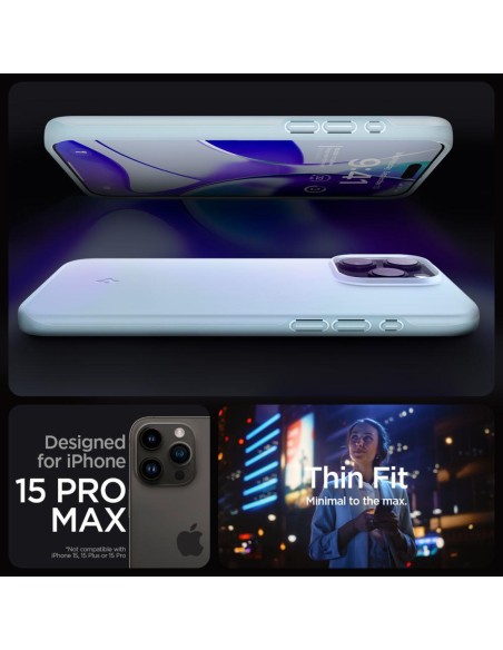 Apsauginis dėklas iPhone 15 Pro Max Thin Fit šviesiai mėlynas
 
Apsauginis dėklas iPhone 15 Pro Max Thin Fit šviesiai mėlynas