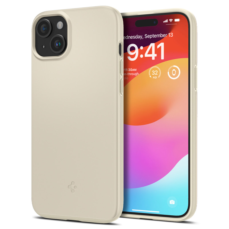 Apsauginis dėklas iPhone 15 Plus Thin Fit, smėlio spalvos
Apsauginis dėklas iPhone 15 Plus Thin Fit, smėlio spalvos