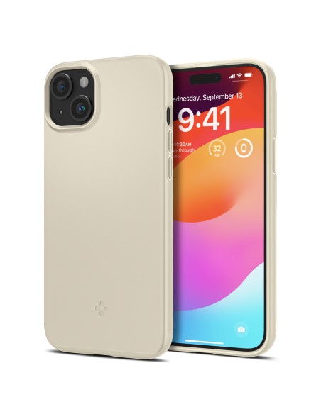 Apsauginis dėklas iPhone 15 Plus Thin Fit, smėlio spalvos
 
Apsauginis dėklas iPhone 15 Plus Thin Fit, smėlio spalvos