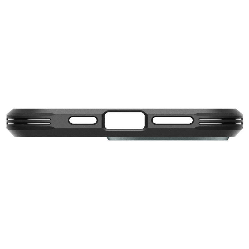 Tvirtas Armor MagSafe dėklas su stovu iPhone 15 Pro Max, žalias
