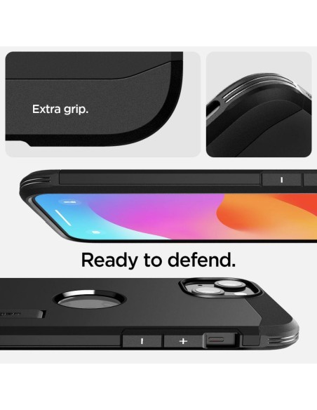 Tvirtas Armor MagSafe dėklas skirtas iPhone 15, juodas
 
Tvirtas Armor MagSafe dėklas skirtas iPhone 15, juodas