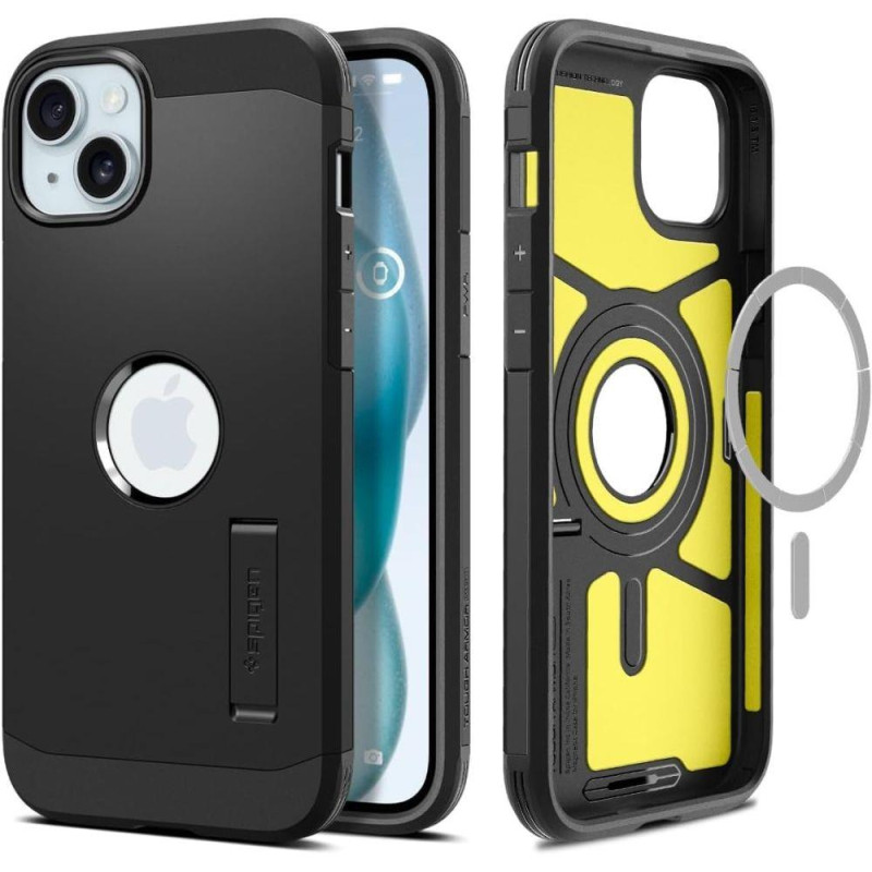 Tvirtas Armor MagSafe dėklas iPhone 15 Plus juodas
Tvirtas Armor MagSafe dėklas iPhone 15 Plus juodas