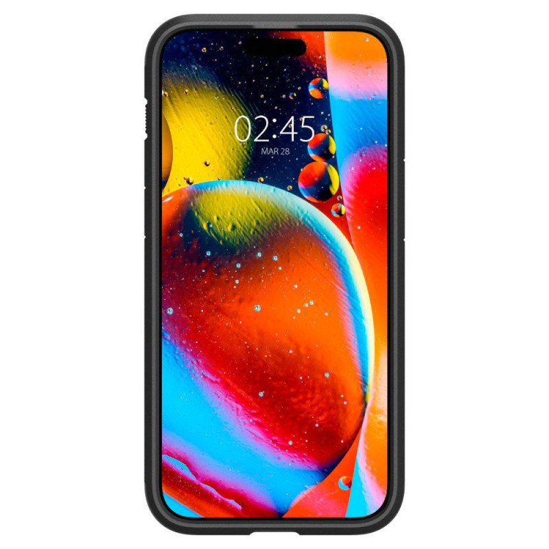 Tvirtas Armor MagSafe dėklas skirtas iPhone 15 Pro Max, juodas