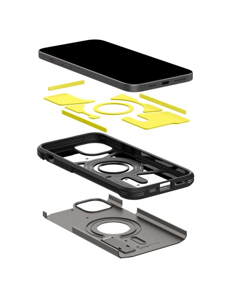 Tvirtas Armor MagSafe dėklas su stovu iPhone 15, metalo pilka
 
Tvirtas Armor MagSafe dėklas su stovu iPhone 15, metalo pilka