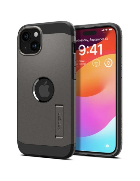 Tvirtas Armor MagSafe dėklas su stovu iPhone 15 Plus, metalinis pilkas
 
Tvirtas Armor MagSafe dėklas su stovu iPhone 15 Plus, metalinis pilkas