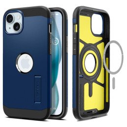 
Tvirtas Armor MagSafe dėklas skirtas iPhone 15 mėlynas
