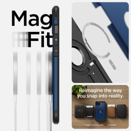 
Tvirtas Armor MagSafe dėklas skirtas iPhone 15 mėlynas
