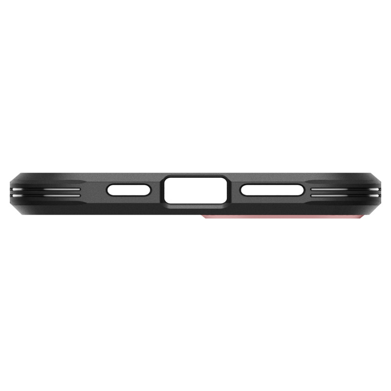 Tvirtas Armor MagSafe dėklas su stovu iPhone 15, rožinis
