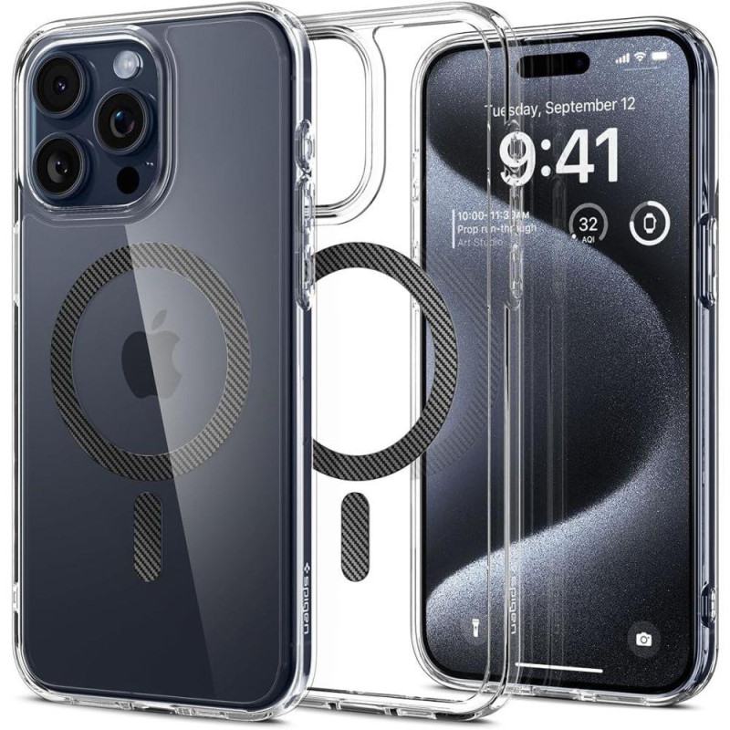 Ultra Hybrid Mag dėklas su MagSafe, skirtas iPhone 15 Pro, pilkas
Ultra Hybrid Mag dėklas su MagSafe, skirtas iPhone 15 Pro, pilkas