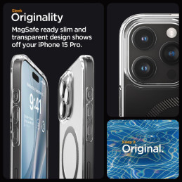 
Ultra Hybrid Mag dėklas su MagSafe, skirtas iPhone 15 Pro, pilkas
