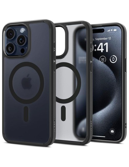 Ultra Hybrid Mag dėklas su MagSafe, skirtas iPhone 15 Pro Max, skaidrus ir juodas
 
Ultra Hybrid Mag dėklas su MagSafe, skirtas iPhone 15 Pro Max, skaidrus ir juodas