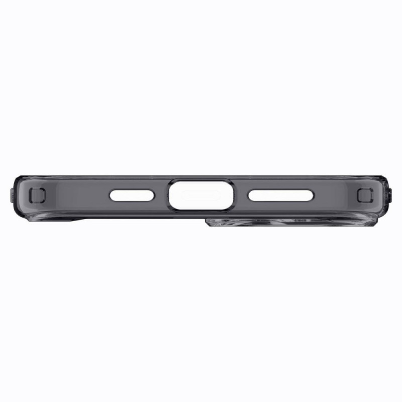 Ultra Hybrid Mag dėklas su MagSafe, skirtas iPhone 15, pilkas ir juodas