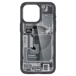 
Ultra Hybrid Mag dėklas su MagSafe, skirtas iPhone 15 Pro Max, pilkas ir juodas

