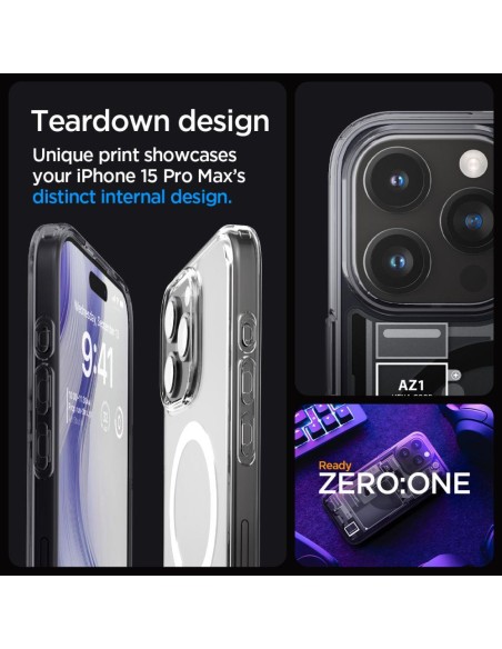 Ultra Hybrid Mag dėklas su MagSafe, skirtas iPhone 15 Pro Max, pilkas ir juodas
 
Ultra Hybrid Mag dėklas su MagSafe, skirtas iPhone 15 Pro Max, pilkas ir juodas