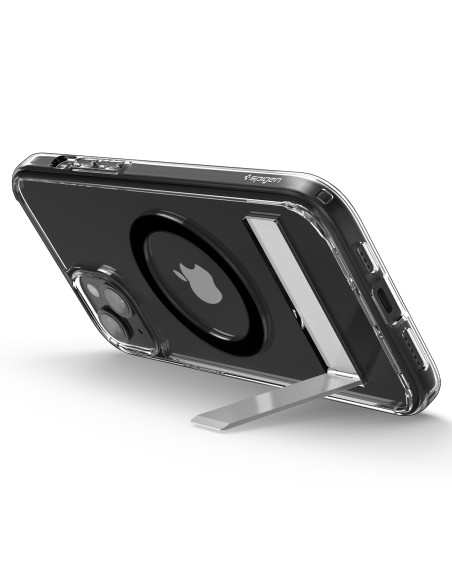 
Ultra Hybrid S MagSafe dėklas su stovu iPhone 15, juodas
