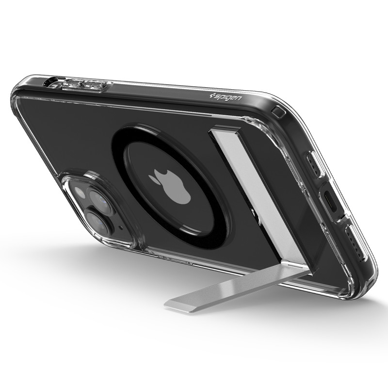 Ultra Hybrid S MagSafe dėklas su stovu iPhone 15 Plus, juodas