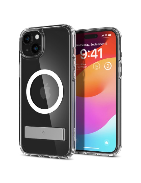 Ultra Hybrid S MagSafe dėklas su stovu iPhone 15 Plus, skaidrus
 
Ultra Hybrid S MagSafe dėklas su stovu iPhone 15 Plus, skaidrus