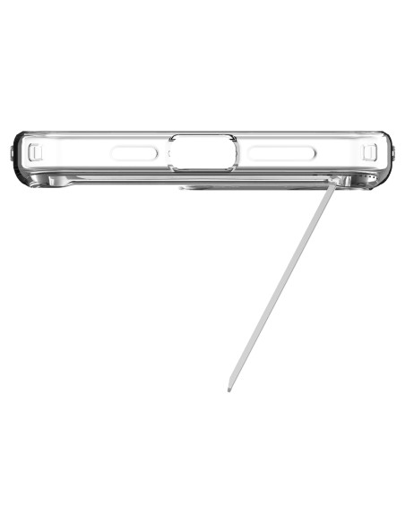 
Ultra Hybrid S MagSafe dėklas su stovu iPhone 15 Pro, skaidrus
