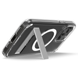 
Ultra Hybrid S MagSafe dėklas su stovu iPhone 15 Pro, skaidrus
