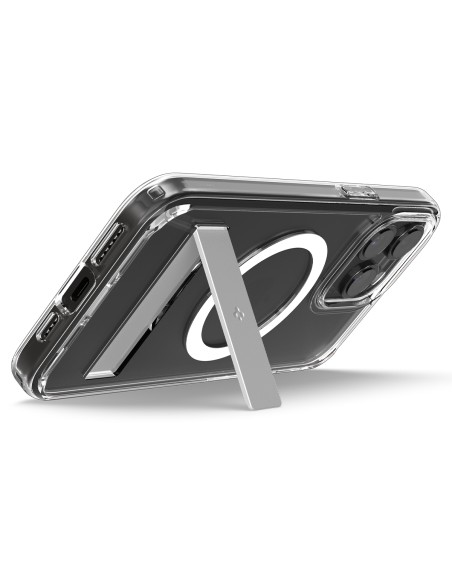 
Ultra Hybrid S MagSafe dėklas su stovu iPhone 15 Pro, skaidrus
