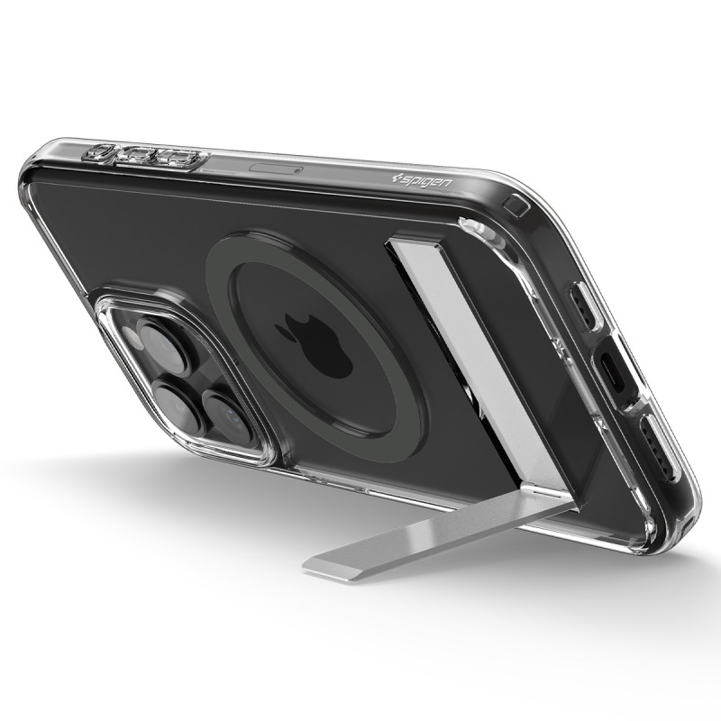 Ultra Hybrid S MagSafe dėklas su stovu iPhone 15 Pro, grafitas