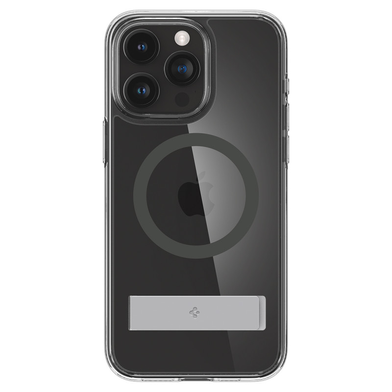 Ultra Hybrid S MagSafe dėklas su stovu iPhone 15 Pro, grafitas