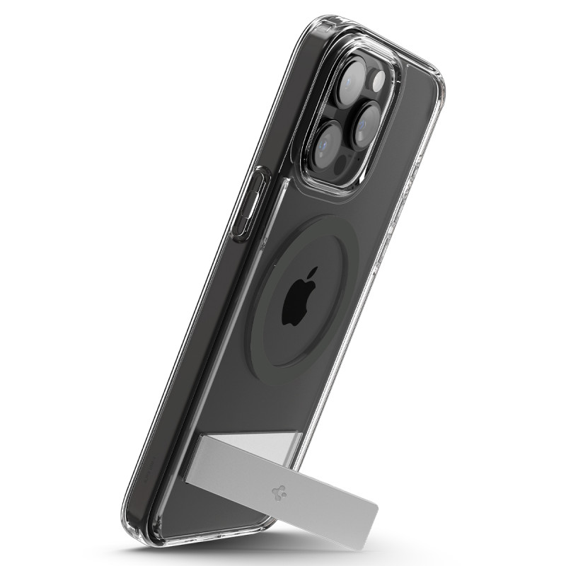 Ultra Hybrid S MagSafe dėklas su stovu iPhone 15 Pro, grafitas