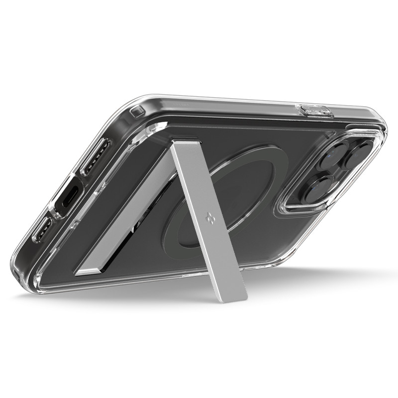 Ultra Hybrid S MagSafe dėklas su stovu iPhone 15 Pro, grafitas
