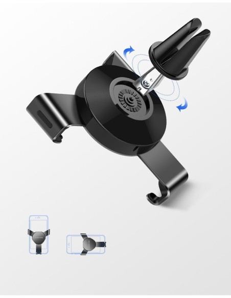 Gravitacinis automobilio laikiklis orlaidei sidabrinis